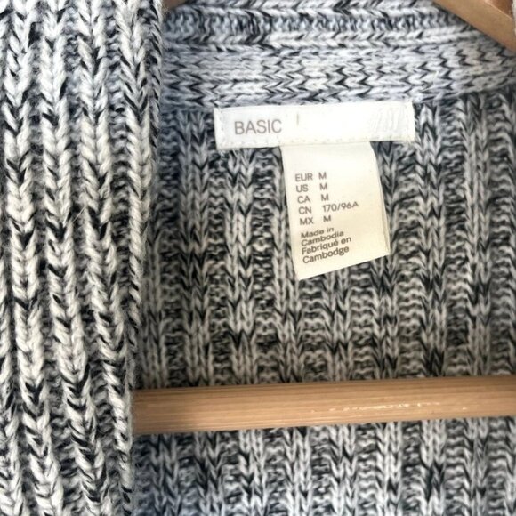 H&M Grey Open Sweater Cardigan - Picture 4 of 10